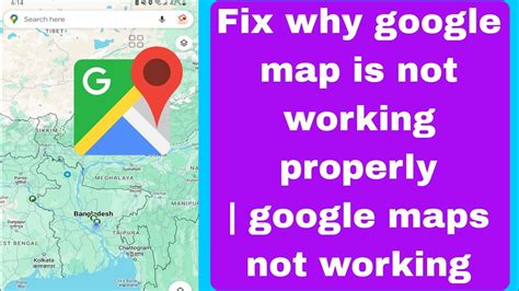 why my google map not working