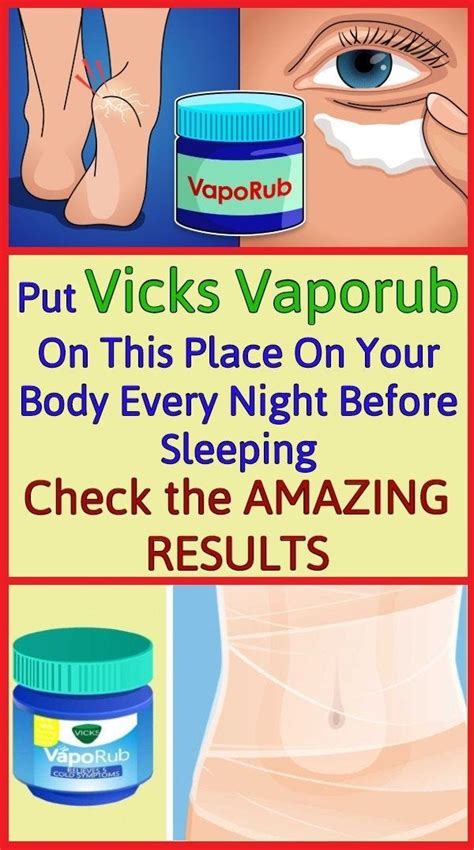 Why Put Vicks On Your Back