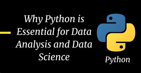 why python is essential for data analysis