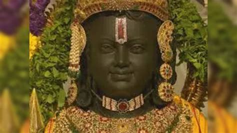 why ram lalla idol is black