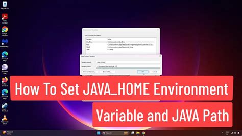Why Set Java Home Environment Variable
