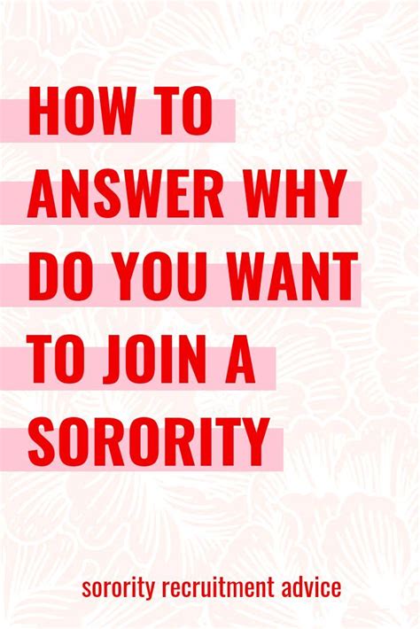 why to join a sorority