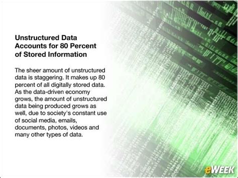 why unstructured data is important
