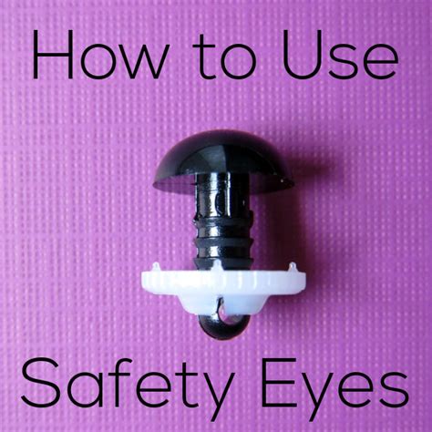 Why use safety eyes without washers?