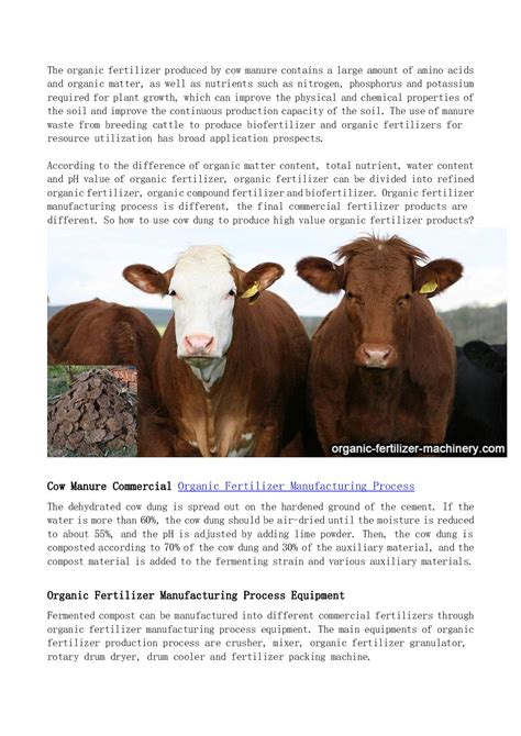 Why Use Steer Manure