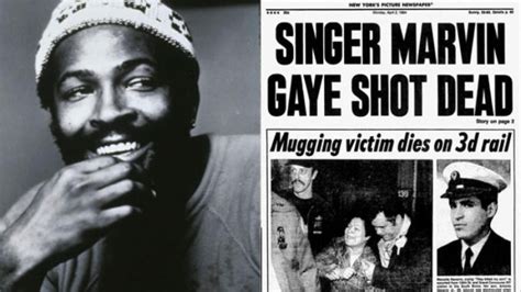 why was marvin gaye shot