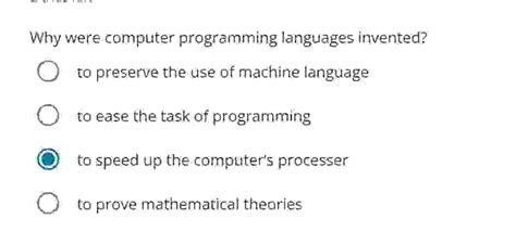 why was programming invented