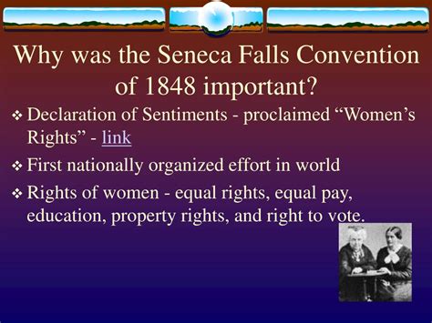 why was the seneca falls convention important