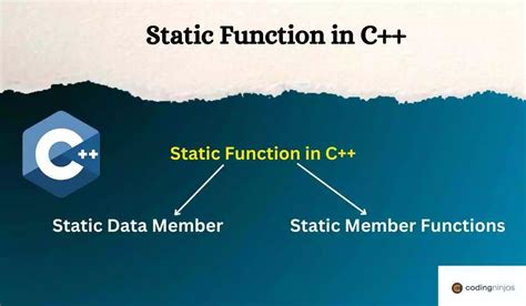 why we use static function in c++