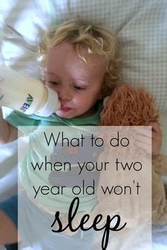 Why Won T My Two Year Old Sleep Through