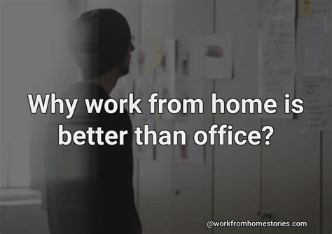 why working in the office is better than working from home