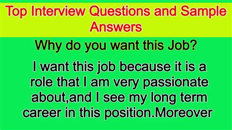 why you choose this job sample answer for experienced