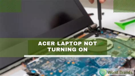 why is my computer not turning on acer