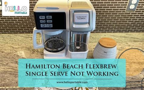 HAMILTON BEACH FLEXBREW TRIO COFFEE MAKER TESTED WORKING, BROWN