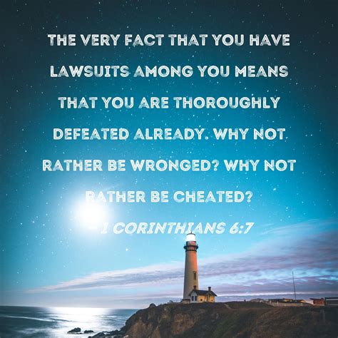 Why not rather be wronged?
