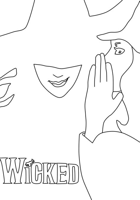 Wicked The Musical Book Pages Coloring Pages