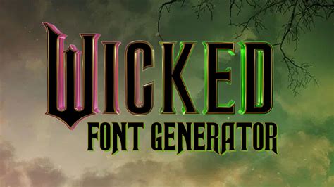 Wicked Font