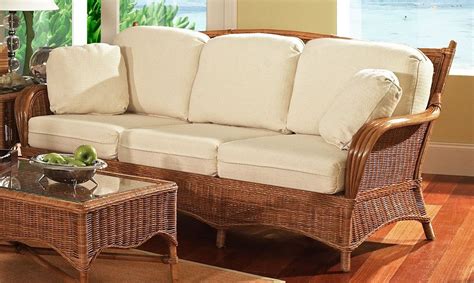 Wicker Queen Sleeper Sofa