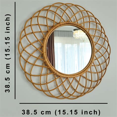 Wicker Mirror