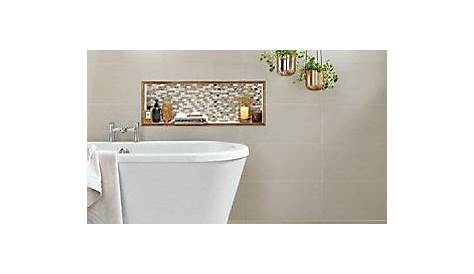 Wickes Infinity Ivory Polished Porcelain Wall Floor Tile 600 x 600mm