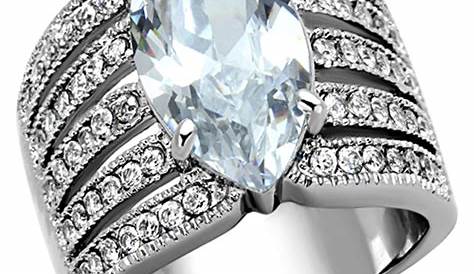Wide Band Diamond Engagement Rings Marquise Diamond Engagement