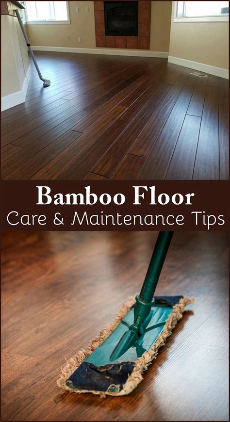 wide bamboo flooring maintenance