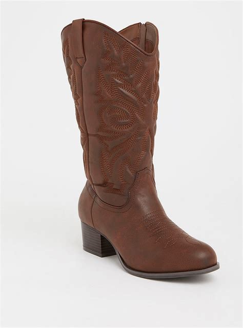 wide calf cowboy boots for plus size women