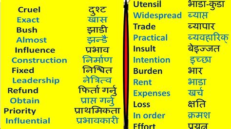 widely meaning in nepali