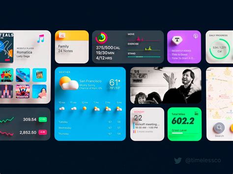 widget design examples