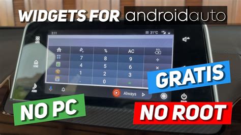 widgets for android auto