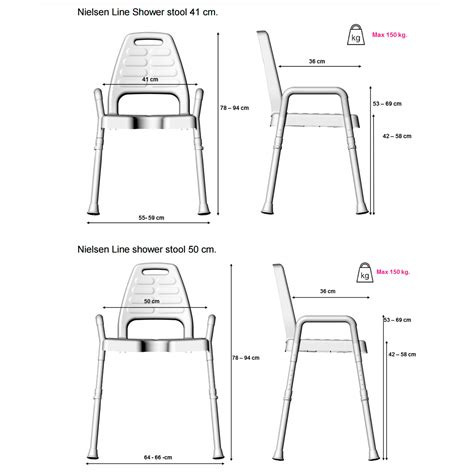 Width Of Shower Chair