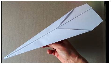 wie bastelt man einen Papierflieger der weit fliegt - YouTube