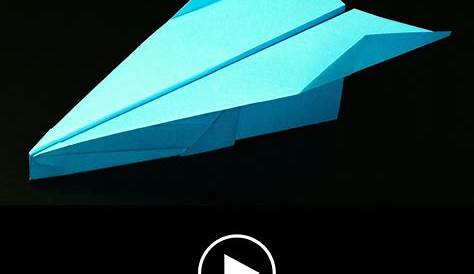 Papierflieger aus Papier Basteln | Wie man ein Papierflugzeug faltet