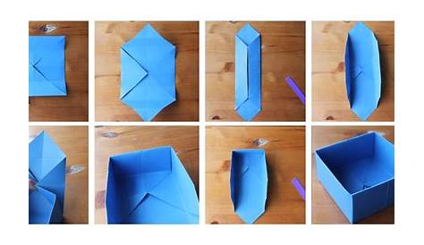 Traditionelle Origami Box falten - Anleitung für Kinder & Anfänger
