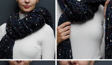 Wie man den Schal der Männer trägt - Mode und Kleidung | Мужской шарф