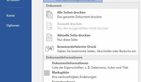 Drucken eines Dokuments in Word - Microsoft-Support