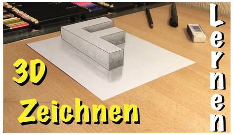 3D Zeichnen lernen für Anfänger - Easy 3D Drawing Illusions - YouTube