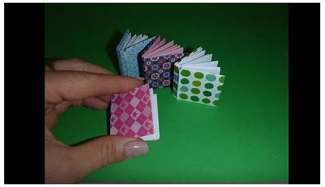 Ein Origami Buch machen | Origami book, Origami, Small notebook