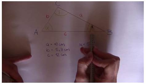 Dreieck berechnen - Rechenbeispiele für Flächeninhalt und Umfang