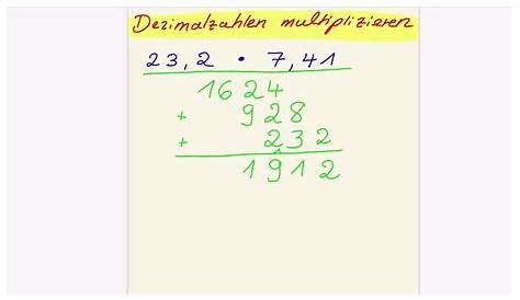 Dezimalzahlen multiplizieren • einfach erklärt | Studyflix Wissen