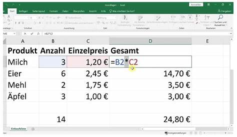 Excel Summe Berechnen - www.inf-inet.com