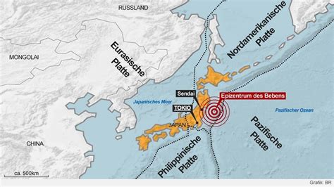 wie entstehen erdbeben in japan