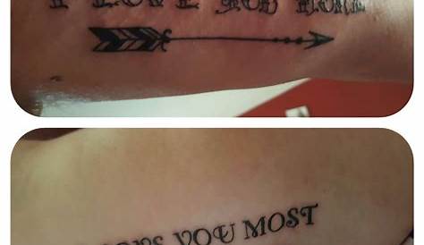 Matching love tattoo with my wife | Matching love tattoos, Love tattoos