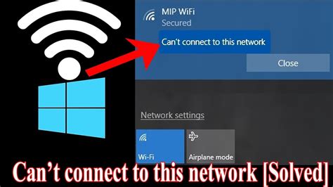 Wifi Adapter For Pc Can't Connect To This Network