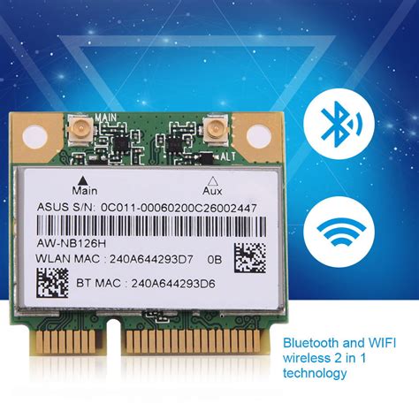 Mini PCI e Wifi Wireless bluetooth laptop card Dual Band 2.4ghz 5Ghz