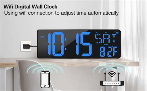 wifi clock digital