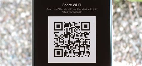 wifi sharing with qr code