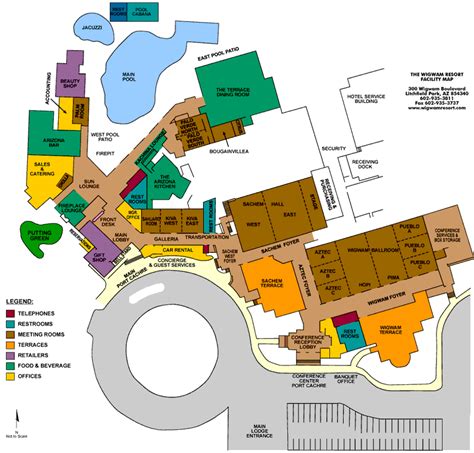 wigwam resort property map