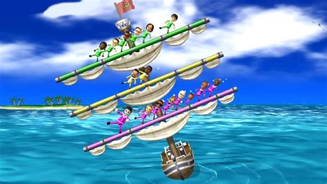 wii party balance boat time attack