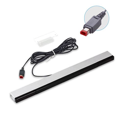 Wii Sensor Bar, Replacement Wired Infrared Ray Sensor Bar for Nintendo Wii and Wii U Console